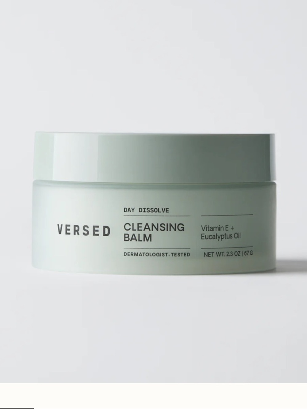 VERSED Day Dissolve Cleansing Balm - Sage Green